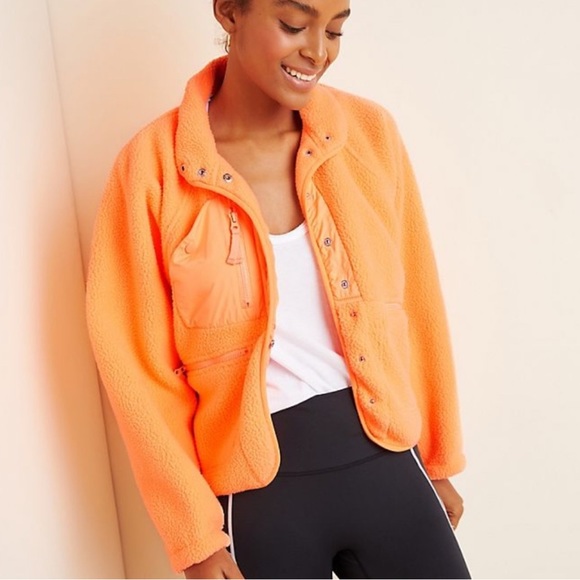 Free People Hit The Slopes Fleece Jacket - Picture 2 of 6